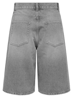 Mate Reg Baggy Long Shorts, Medium Grey Denim, S