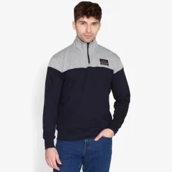 Mathias Half-Zip Sweatshirt, Deep Marine, S