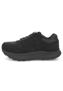 Mathilde Crystal Sneakers, Black, 38