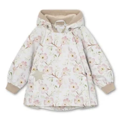 MATWai Fleeceforet Printet Forårsjakke, Sakura Spring, 104 cm