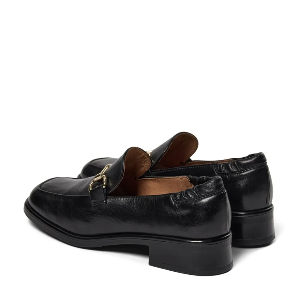 Maui Buckle Loafers, Black, 41