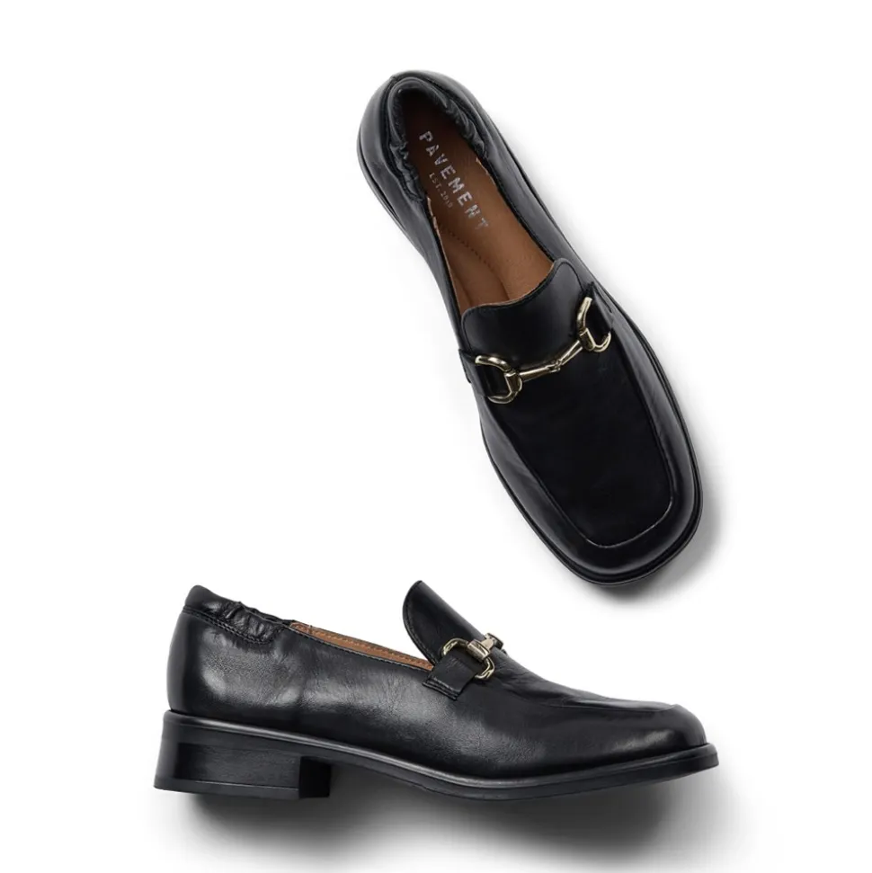 Maui Buckle Loafers, Black, 41