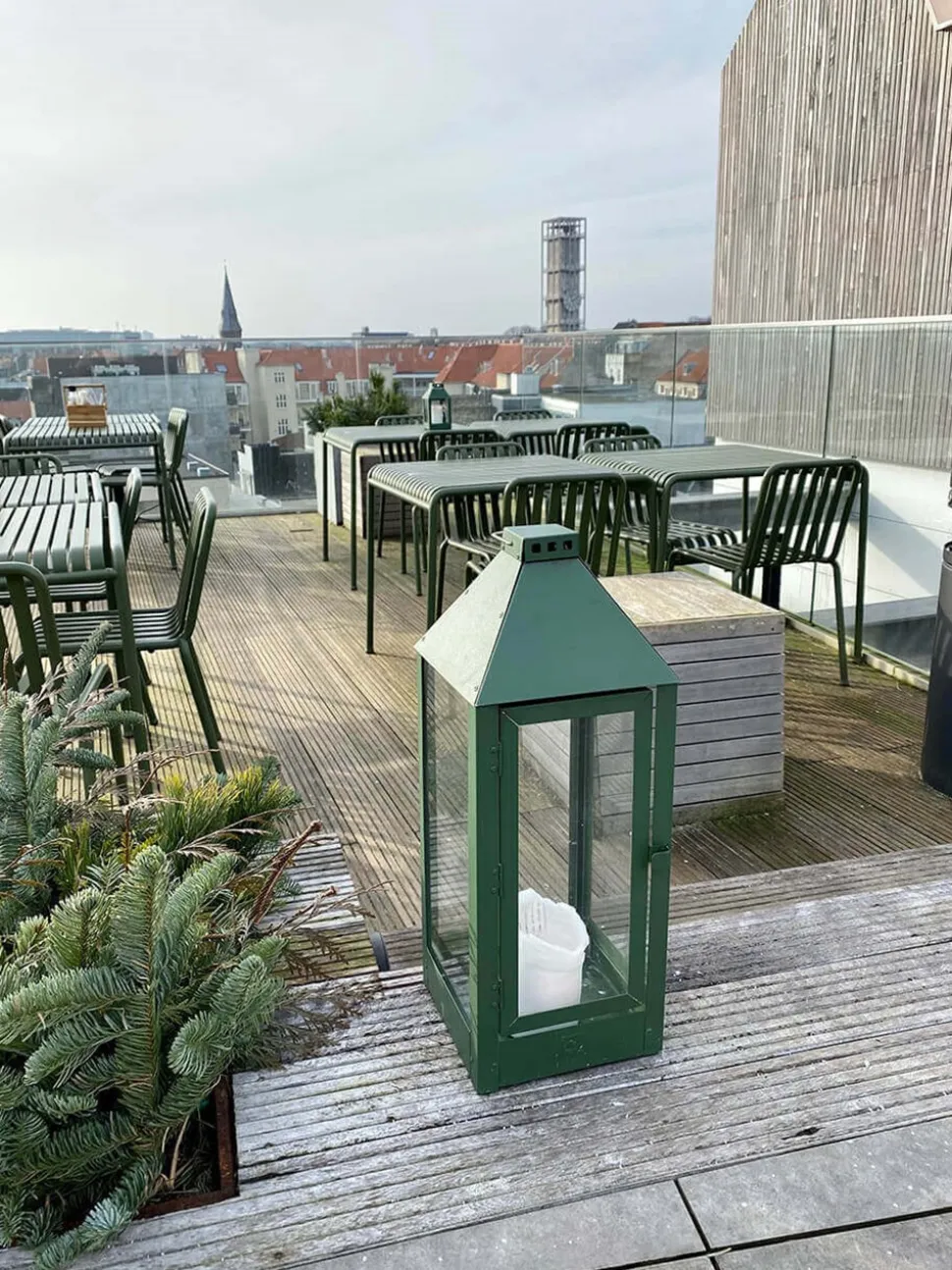 Maxi Lanterne, Olivengrøn, 22x,5x60x22,5 cm