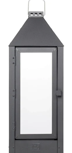Maxi Lanterne, Sort, 22,5x60x22,5 cm