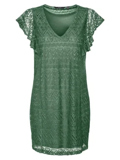 Maya Frill Kjole, Hedge Green, S
