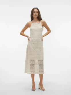 Maya Singlet Kjole, Birch, XL