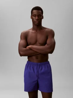 Medium Drawstring Badebukser, Blue River Fog, XXL