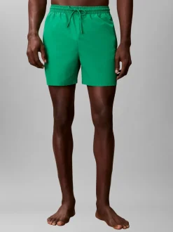 Medium Drawstring Badebukser, Mardi Gras Green, XXL