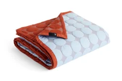 Mega Dot Sengetæppe, Light Blue, 235x245 cm