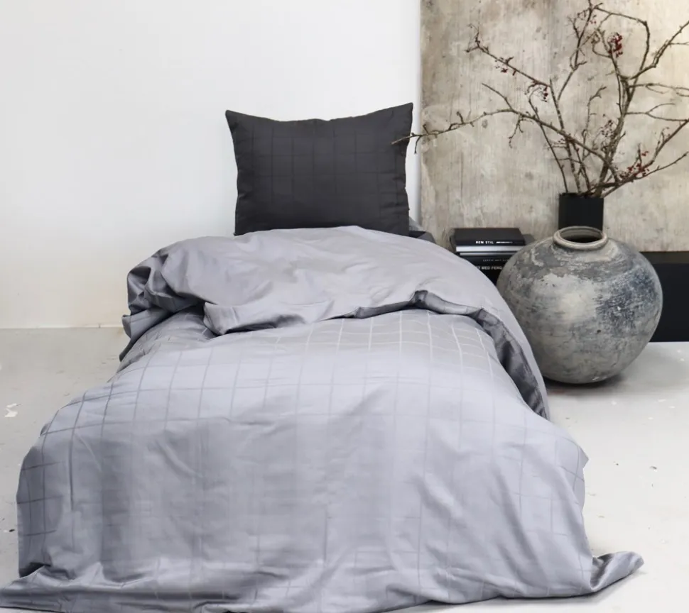 Mega Tern Sengelinned, Lys Grå, 140x220 cm