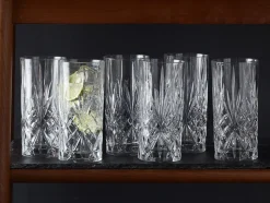 Melodia Krystal 6-pak Highball Glas, Klar, 36 cl