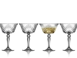 Melodia 4-pak Champagneskål, Klar, 26 cl