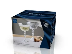 Melodia 4-pak Champagneskål, Klar, 26 cl