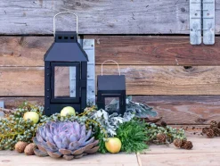 Micro Lanterne, Black, 12,5x25x12,5 cm