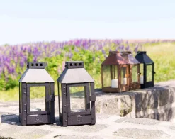 Micro Lanterne, Black, 12,5x25x12,5 cm