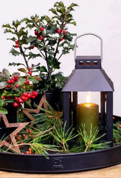 Micro Lanterne, Black, 12,5x25x12,5 cm