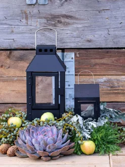 Micro Lanterne, Black, 12,5x25x12,5 cm