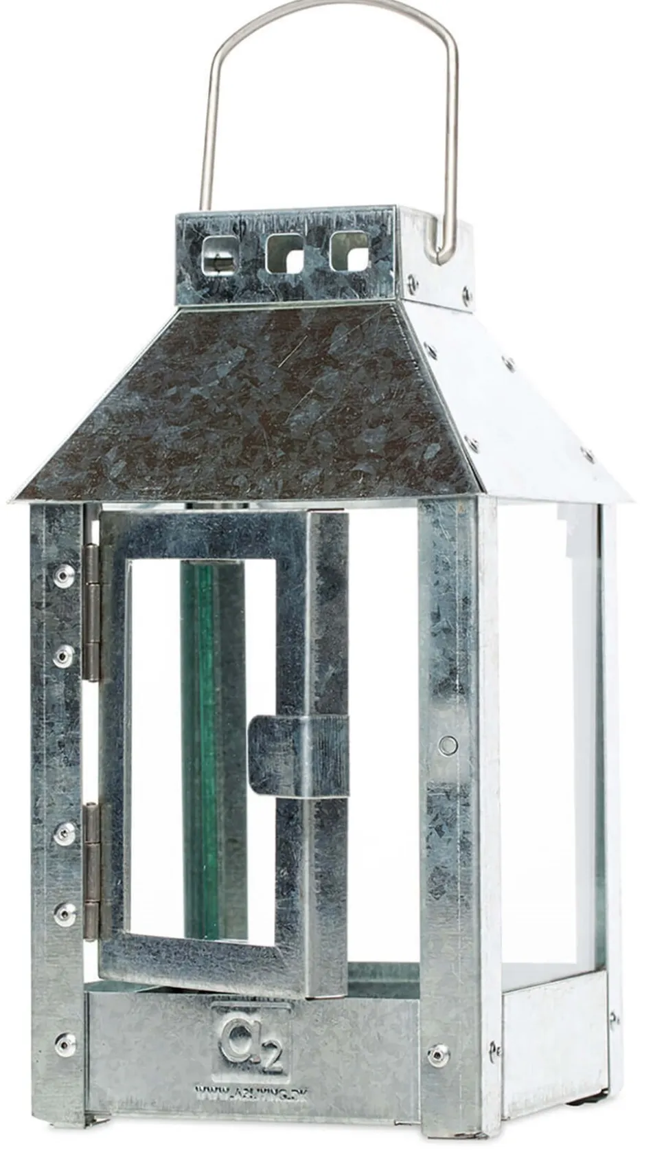Micro Lanterne, Galvanized, 12,5x25x12,5 cm