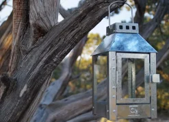 Micro Lanterne, Galvanized, 12,5x25x12,5 cm