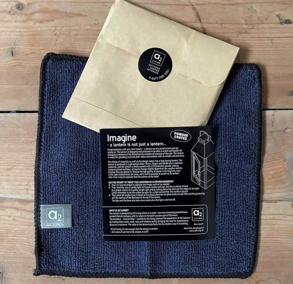 Micro Lanterne, Galvanized, 12,5x25x12,5 cm