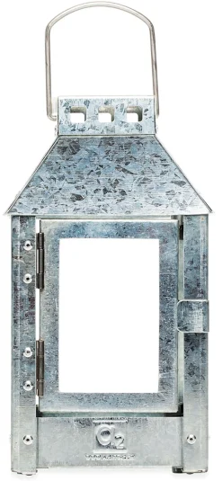 Micro Lanterne, Galvanized, 12,5x25x12,5 cm