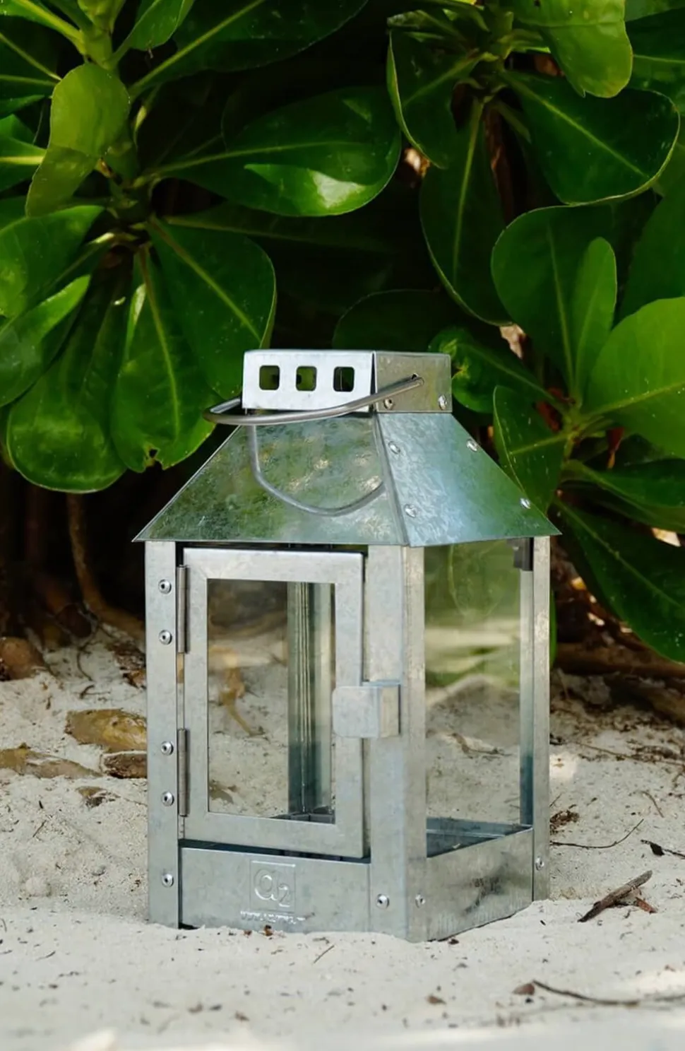 Micro Lanterne, Galvanized, 12,5x25x12,5 cm