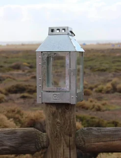 Micro Lanterne, Galvanized, 12,5x25x12,5 cm