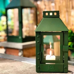 Micro Lanterne, Olive, 12,5x25x12,5 cm