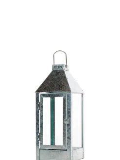 Midi Lanterne, Galvaniseret, 19x42,5x19 cm