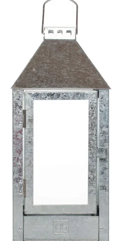 Midi Lanterne, Galvaniseret, 19x42,5x19 cm