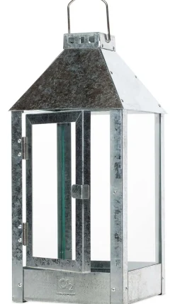 Midi Lanterne, Galvaniseret, 19x42,5x19 cm