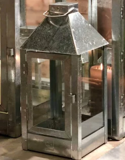 Midi Lanterne, Galvaniseret, 19x42,5x19 cm