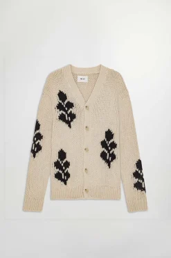Mika Cardigan, Ecru, L