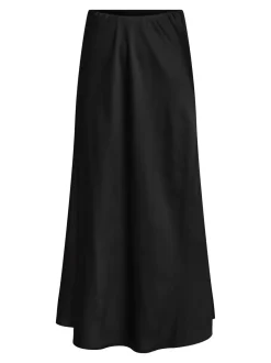 Mika Satin Nederdel, Black, M