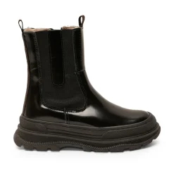 Mila Lamb Støvler, Black Polido, 37