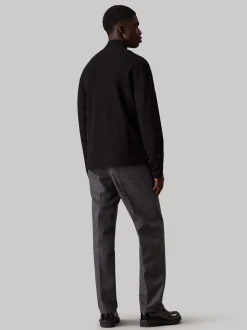 Milano Stitch Q-Zip Striktrøje, Ck Black, XL