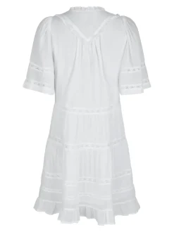 Milene S Voile Kjole, White, 42