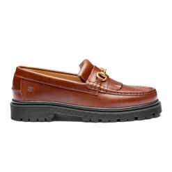 Milton Loafers, Brandy Leather, 44