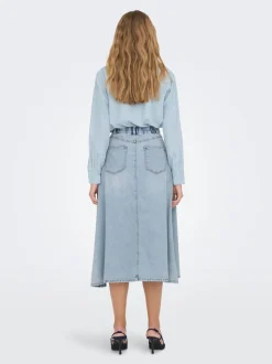 Mindy Denimnederdel, Light Blue Denim, XS