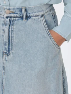 Mindy Denimnederdel, Light Blue Denim, XS