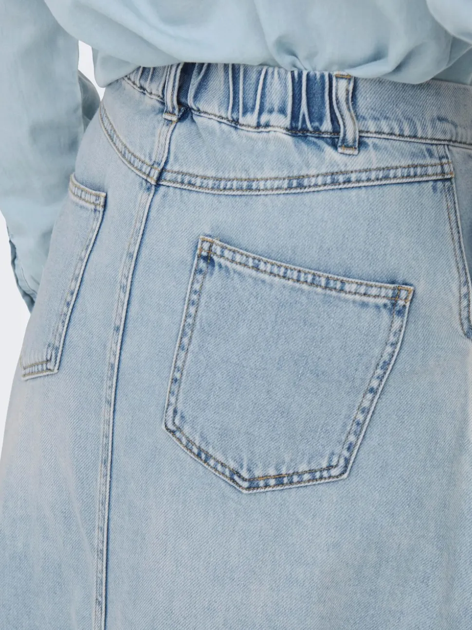 Mindy Denimnederdel, Light Blue Denim, XS