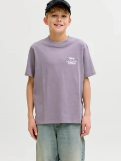 Mineral Photo Back T-shirt, Purple Ash, 152 cm