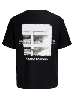 Mineral Photo Back T-shirt, Black, 152 cm