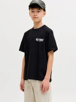 Mineral Photo Back T-shirt, Black, 152 cm