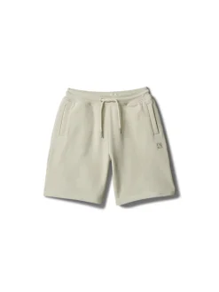 Mini Badge Shorts, Oatmeal, 164 cm
