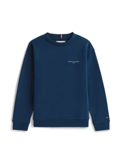 Mini Corp C-Neck Sweatshirt, Dark Night Navy, 164 cm