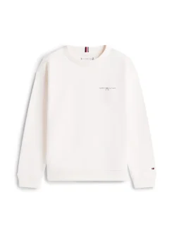 Mini Corp C-Neck Sweatshirt, Ancient White, 164 cm