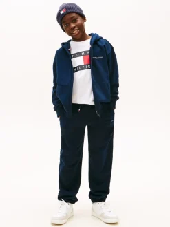 Mini Corp Sweatpants, Dark Night Navy, 152 cm