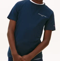 Mini Corp T-shirt, Dark Night Navy, 152 cm