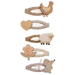 Mini Farm Animal Enchanted 5-pak Hårspænder